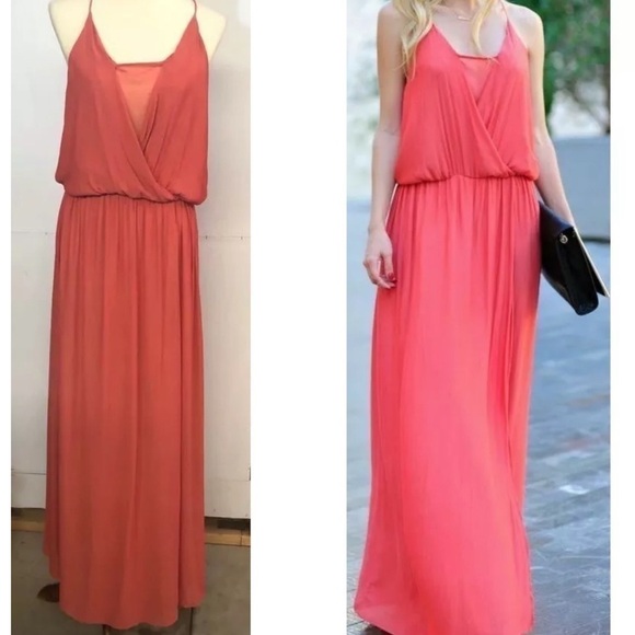 Zara Womens Strappy Drapped Maxi Dress Size S M - Picture 6 of 10